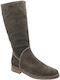 Dchicas Suede Women's Boots Khaki