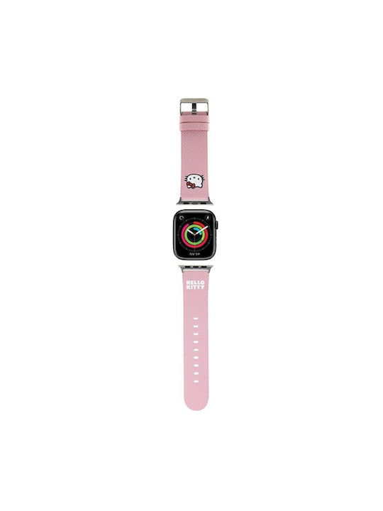 Hello Kitty Curea Piele Roz (Apple Watch 38/40/41mm)