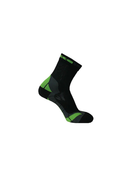 Spring Revolution Gemusterte Socken Black / Green 1Pack