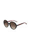 Carolina Herrera Women's Sunglasses with Black Plastic Frame and Brown Gradient Lens HER 0177/S OIT