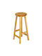 Stool Bar Wooden Vistran Natural 28x28x70cm