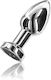 ToyJoy Anal Plug mit Vibration Mittel Silber
