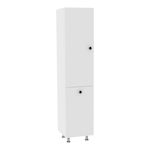 Pakketo Floor Bathroom Column Cabinet L33xD35xH159cm White