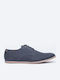 Leder Herren Freizeitschuhe Blau