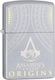 Zippo Creed Winddicht Feuerzeug Flamme in Gold Farbe
