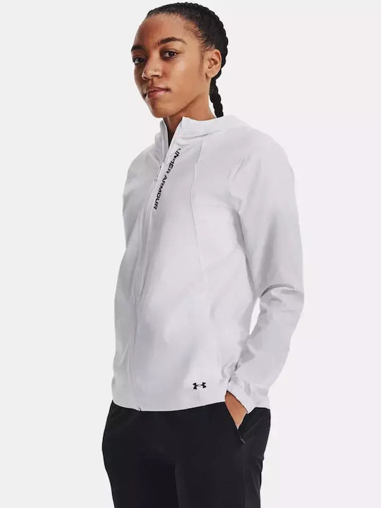 Under Armour Women's Athletic Blouse Long Sleeve White