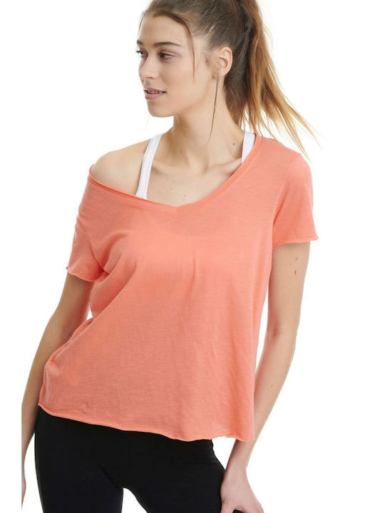 BodyTalk Women's Sport T-shirt Orange 1201-1211-901628-PAPAYA