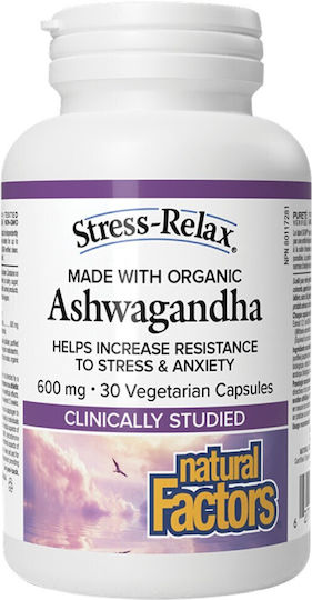 Natural Factors Ashwagandha KSM-66 600mg 30 Capsules