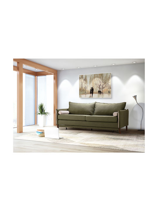 Commodo Three-Seater Couch Bed Grey 230x81x88 cm 71-0035