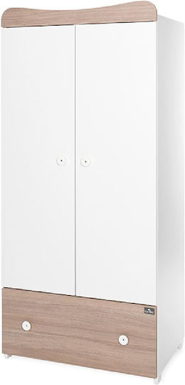 Exclusive Zwei Türen Schrank Weiß 80x57x178cm