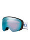 Oakley Flight Path L Mască de Schi și Snowboard pentru Adulți Albă cu Lentilă Transparentă