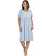Vienetta Secret Summer Women's Nightdress Light Blue