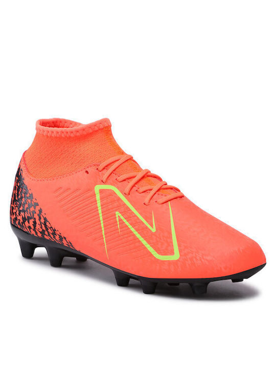 New Balance Tekela V4 Magique FG Niedrig Fußballschuhe mit Stollen Orange