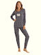 Sexen Winter Women's Pyjama Set Navy Blue