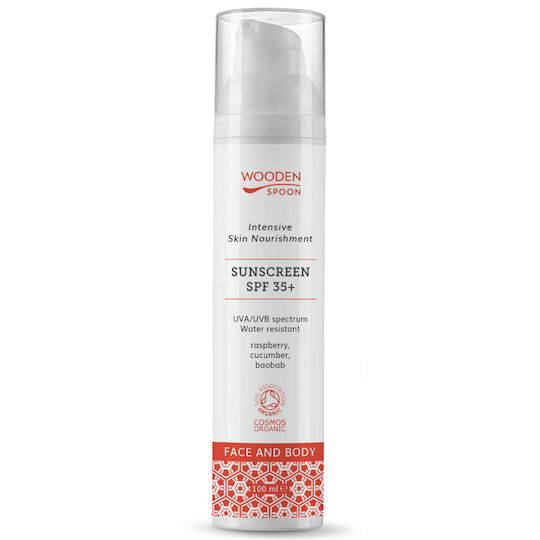 Wooden Spoon Wasserdichte Sonnencreme Körper SPF35 100ml