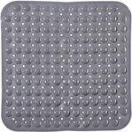 BigBuy Bathtub Mat with Suction Cups Gray