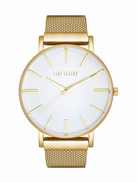 Paul Lorens Γυναικείο Ρολόι 42mm Μπαταρίας με Μ...