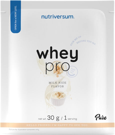 Nutriversum Whey Pro Протеин Суроватъчен с Вкус Мляко и ориз 30гр