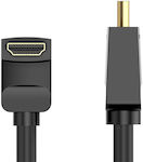 Vention Angle (90°) Cable HDMI male - HDMI male 3m Μαύρο