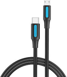 Vention USB 2.0 Cable USB-C Male - Micro USB-B Black 1m COVBH Vention USB 2.0 Cable USB-C Male - Micro USB-B Black 1m COVBH
