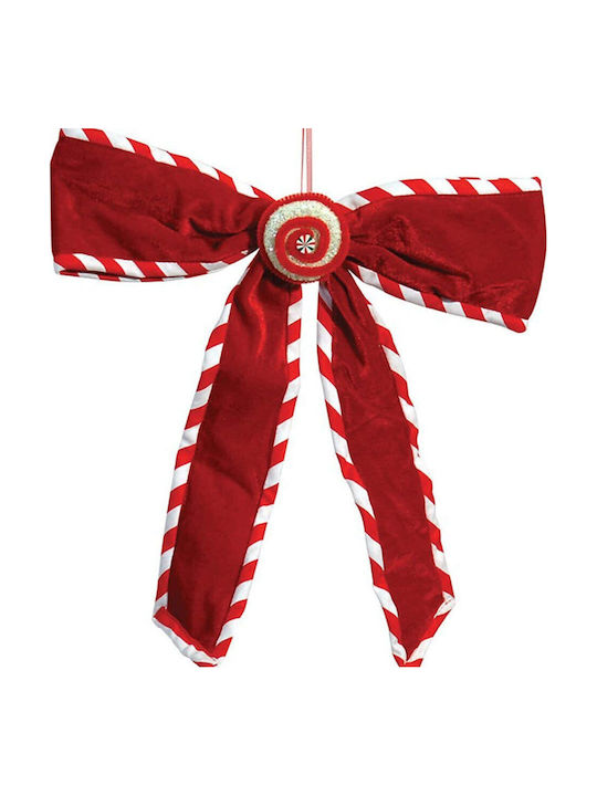 Lianos Christmas Figure Bow Red Height 38cm