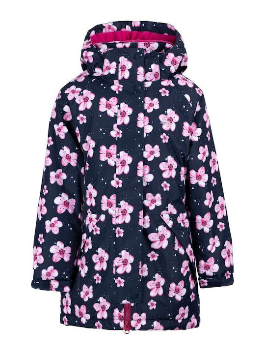 Kinder Freizeitjacke mit Kapuze Navy.