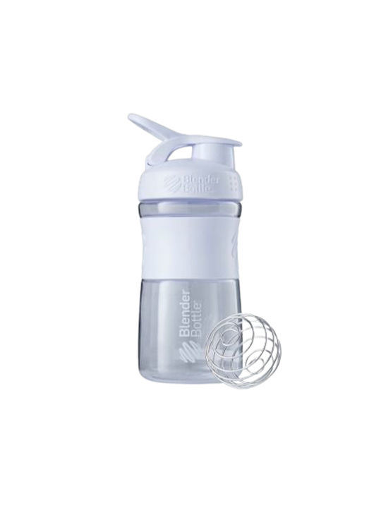 Blender Bottle Sportmixer Plastic Protein Shaker 590ml White