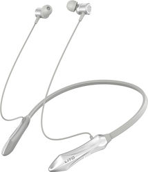Lito V135 In-ear Bluetooth Handsfree Ακουστικά Γκρι