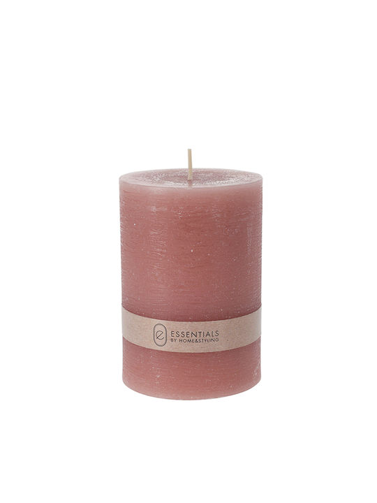 Zaros Decorative Candle Pink 1pcs