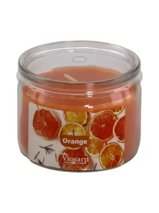 Viosarp Scented Candle Jar Orange 1pcs