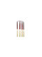 Plastona Decorative Candle Taper Burgundy 1pcs