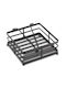 Nava Metallic Napkin Holder Black 18x18x18cm 10-186-032