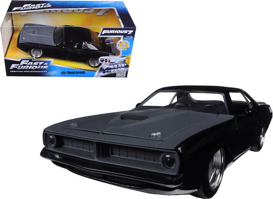 Jada Toys Plymouth 's Modeling Figure Car Black in Scale 1:24