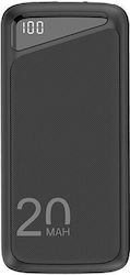 Optonica 20000mAh Μαύρο Optonica 20000mAh Μαύρο