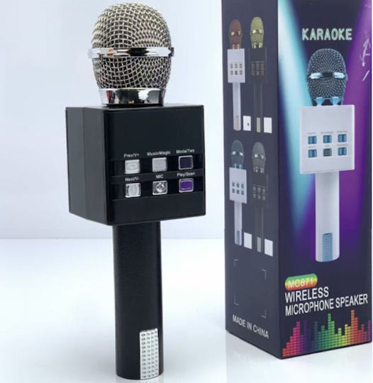 Kabelloses Karaoke-Mikrofon MC871 81005KLD80SL Silber