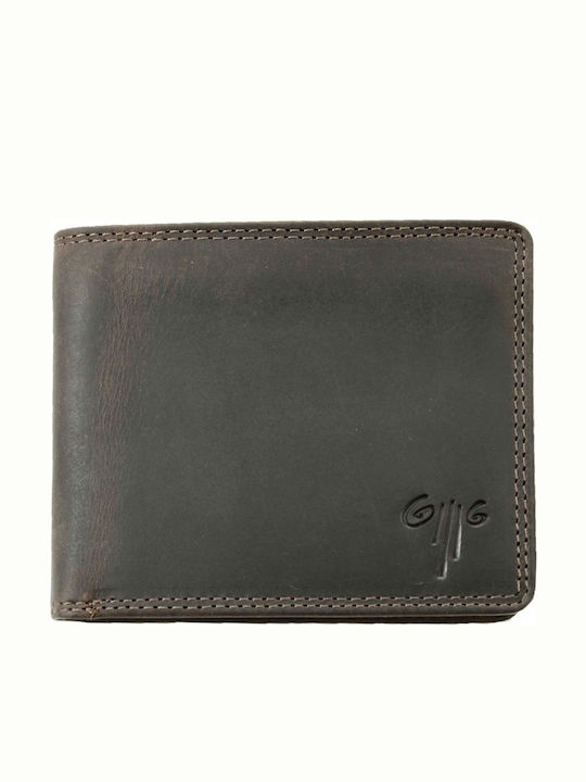 Leather Men's Wallet Classic Brown