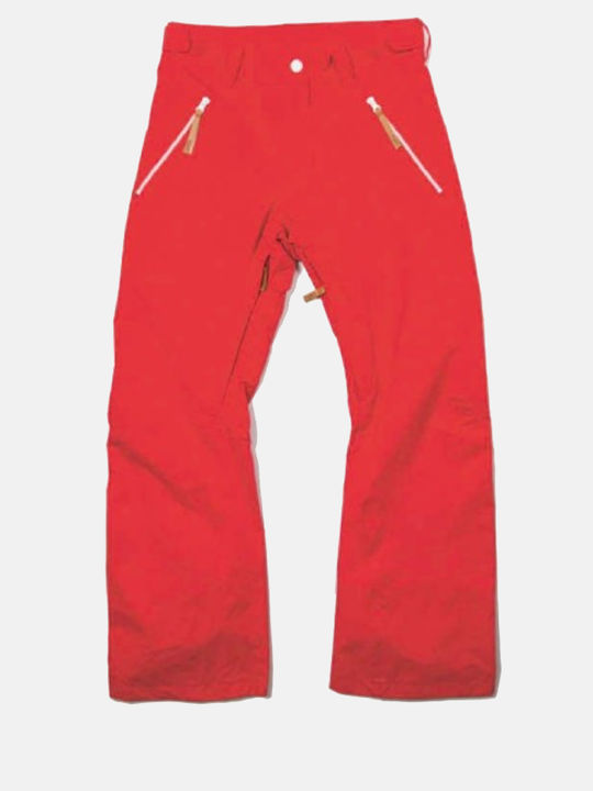 Colour 273334040 Women's Trousers for Ski & Snowboard Red