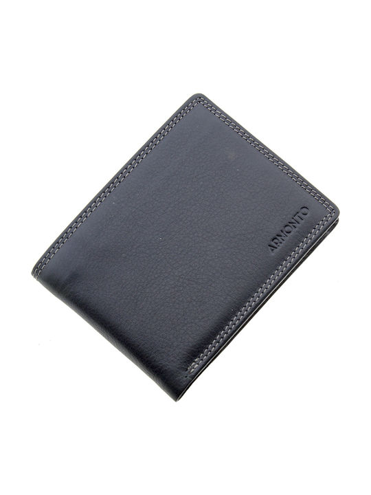 Armodo Men's Leather Wallet with RFID Blue