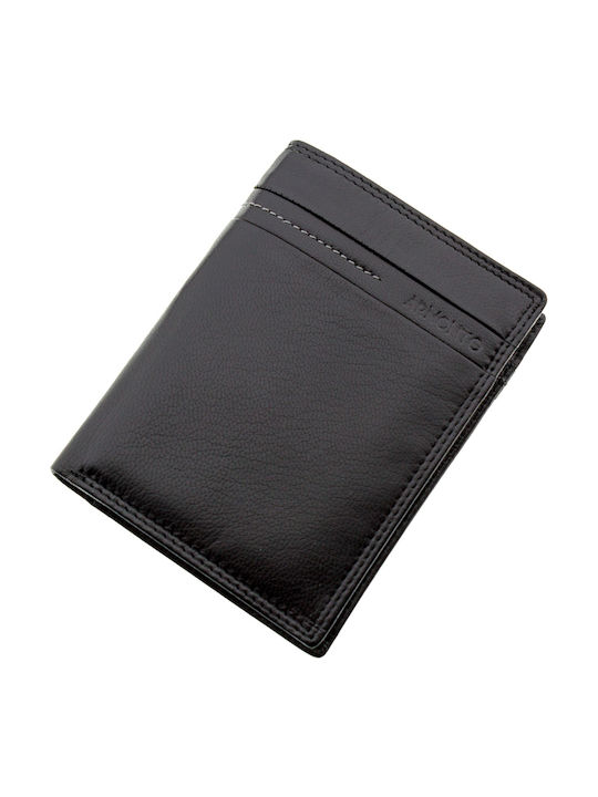 Armodo Men's Leather Wallet with RFID Black