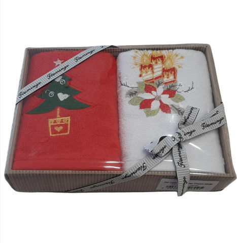 Flamingo Prosop de mână Christmas