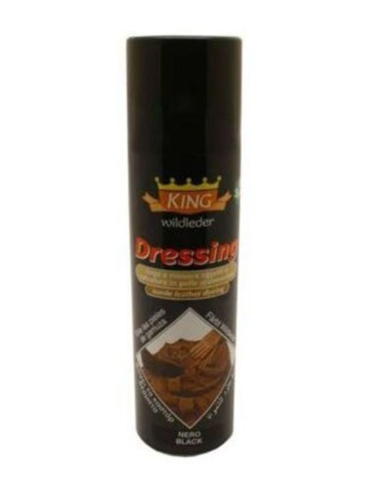 King No 01 Black Βαφή για Suede Παπούτσια No 01 Black 250ml