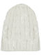 Beanie Frauen Beanie Gestrickt in Weiß Farbe