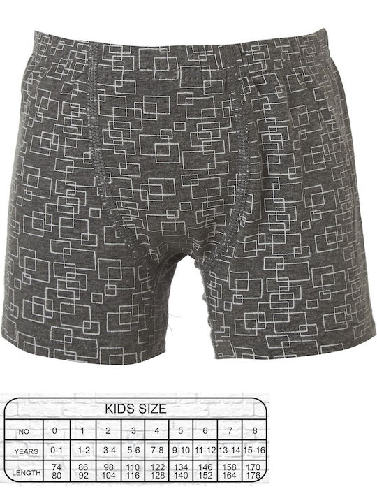 Energiers Kids' Boxer Charcoal