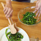 Kikkerland Wooden Salad Tweezer