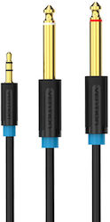 Vention BACBF 2x 6.3mm male - 3.5mm male 1m