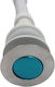 Siphon Spülbecken Flexibel mit Ausgang 32mm und Breite 10cm Weiß