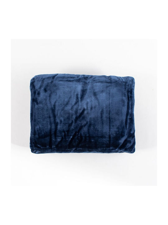 Linea Κουβέρτα Ημίδιπλη 180x240εκ. Dark Blue