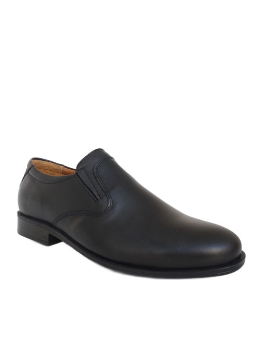 Leder Herren Mokassins in Schwarz Farbe