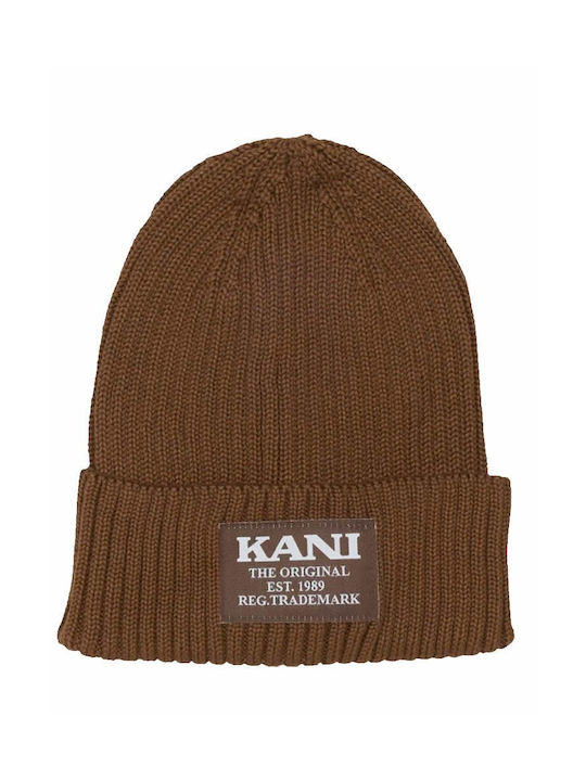 Karl Kani Kids Beanie Knitted Brown