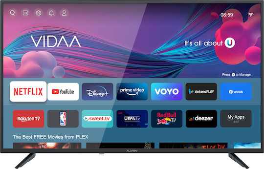 Allview Smart Τηλεόραση 43" 4K UHD LED iPlay6000-U HDR (2023) 43iPlay6000-U